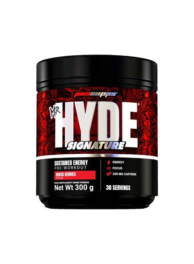 برو سابس هايد سيجنتشر، مسحوق ما قبل التمرين بنكهة التوت المشكل، 30 حصة